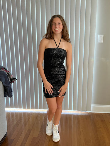 Katie J Jr. Kendall dress-Black