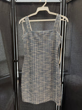 Load image into Gallery viewer, By Debra Girls Navy/Ivory Tweed Dress-Size Large