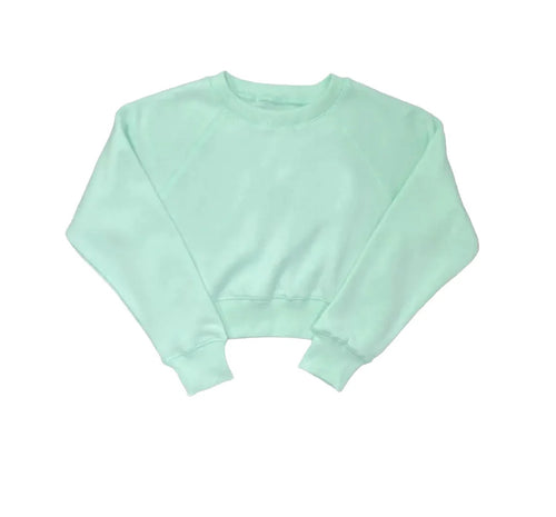 Katie J Junior Dylan Crew Sweatshirt-Sea Green