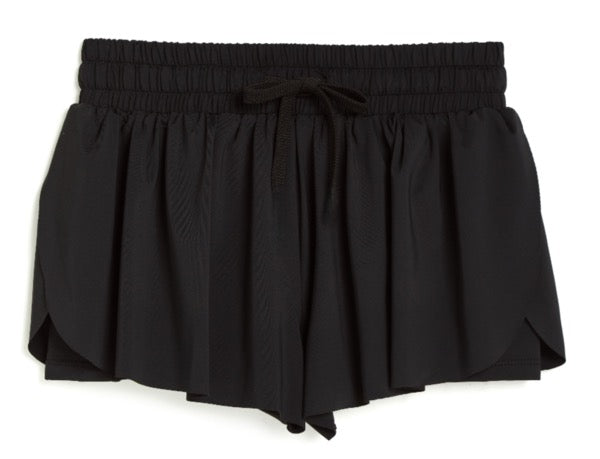 Jr. Fly Away Shorts-Black
