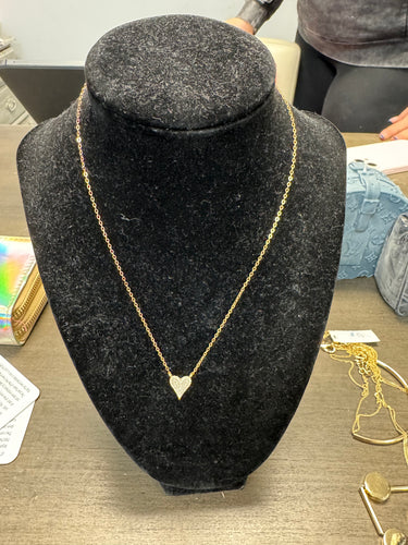 Small Heart Necklace-Gold