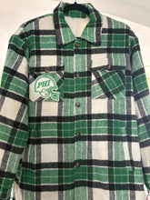 Load image into Gallery viewer, Birds Plaid Fleece Lined Shacket