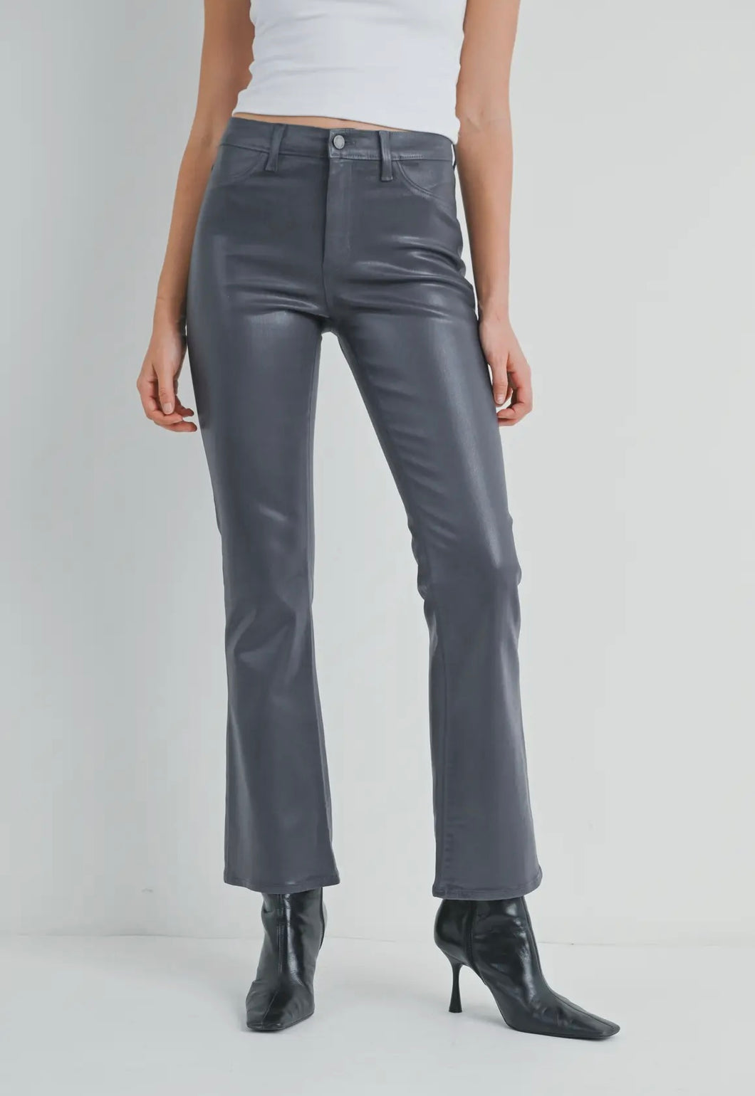 Charcoal Coated Jeans