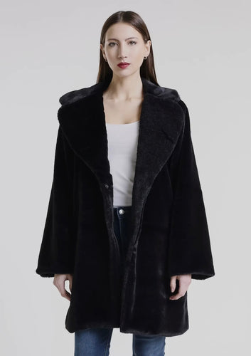 Faux Minx Coat One Size