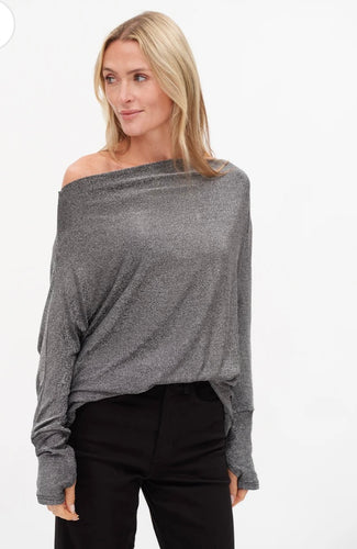 Metallic Anywhere Top Gunmetal