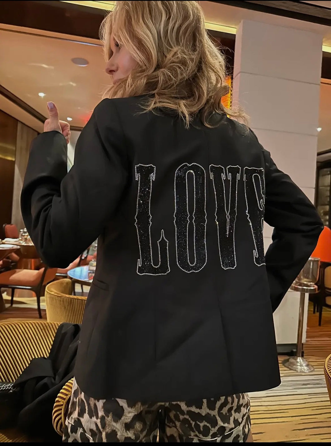 LOVE Crystal Blazer