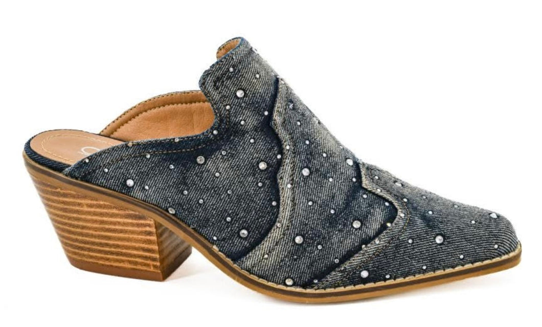 Tex Mex Denim Mule