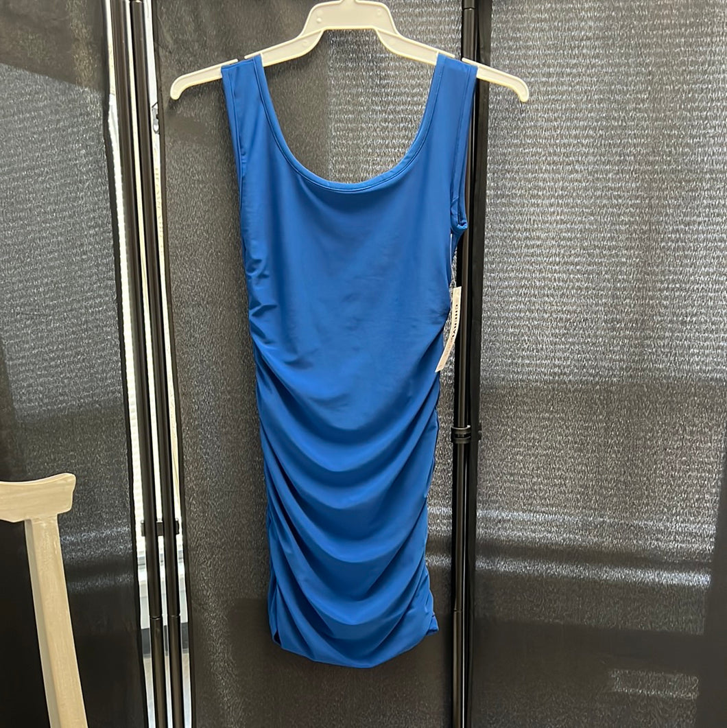 royal blue tank dress Royal Stretch V Neck Tank Dress-BEST SELLER XL