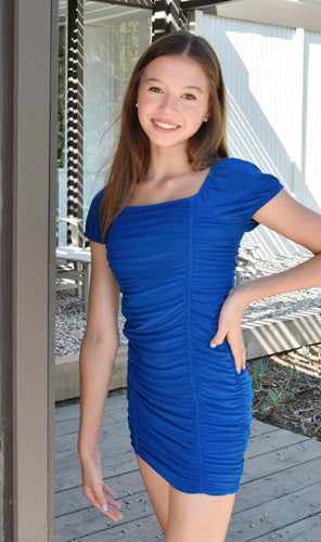 Cheryl Dress Girls- Blue