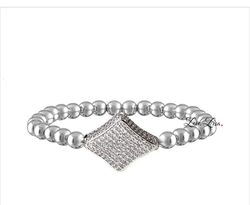 Silver Diamond Bracelet