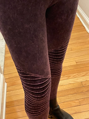 Moto Leggings Blackberry