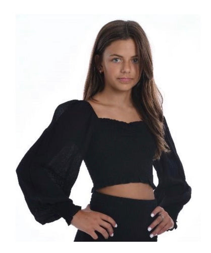Junior Chloe Top in Black