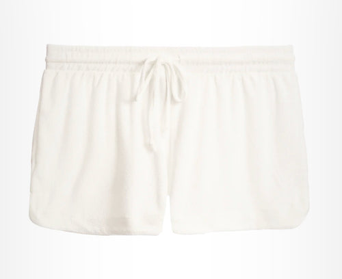 Junior Short White Terry