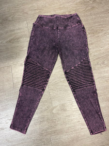 Moto Leggings Blackberry